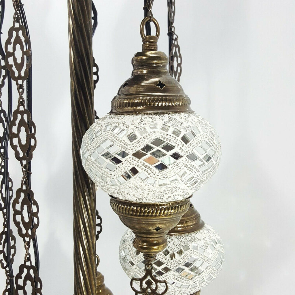 5 Ball Moroccan Turkish Style Floor Lamp W10