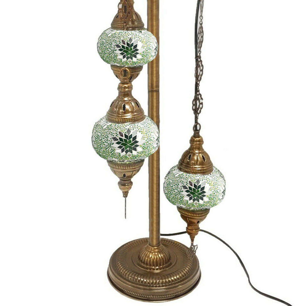 3 Ball Moroccan Turkish Style Floor Lamp GR1