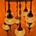8 Ball Turkish Moroccan Style Chandelier OR11