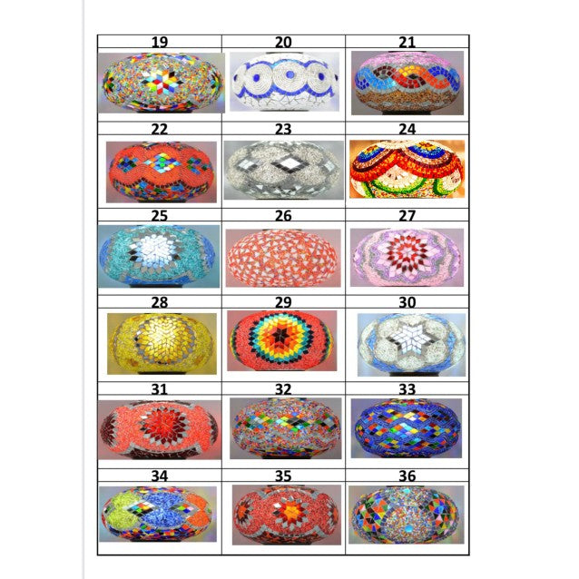 Customize XL Mosaic Hanging Lamps