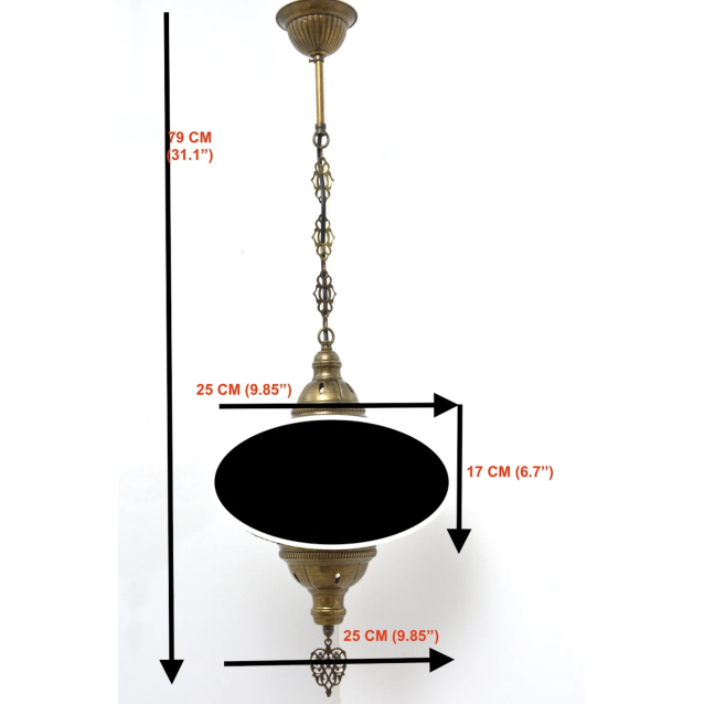 Customize XL Mosaic Hanging Lamps