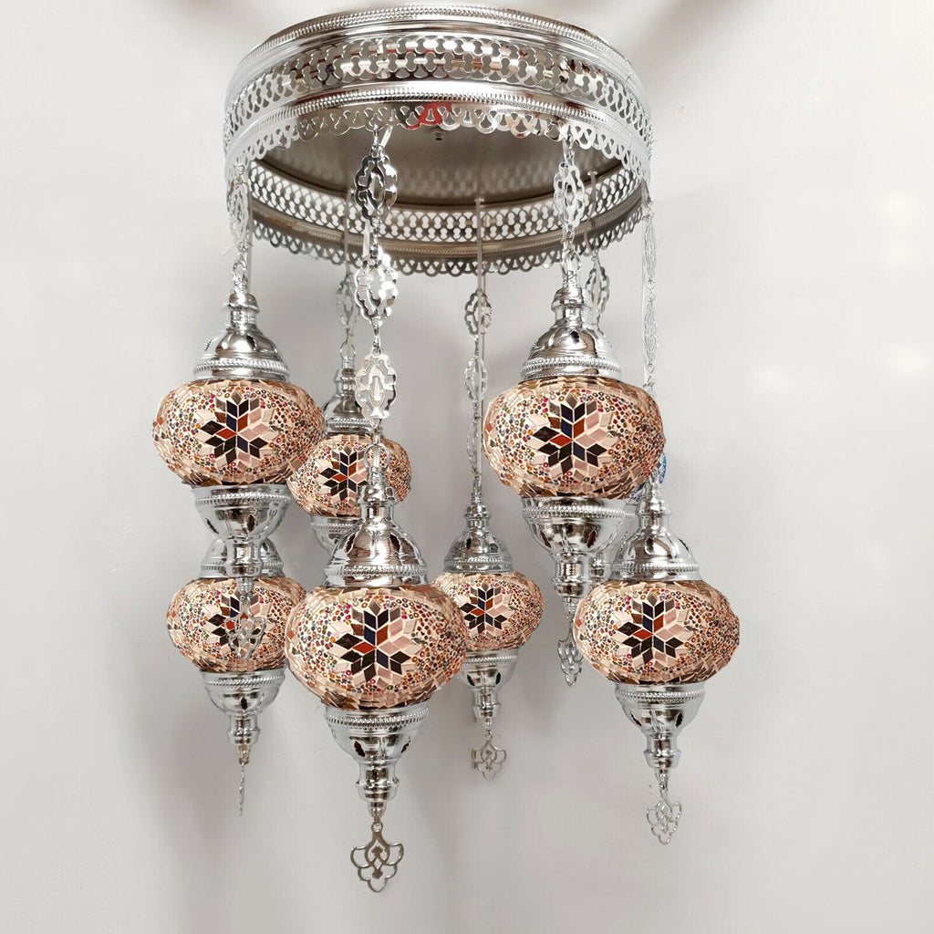 8 Ball Turkish Moroccan Style Chandelier - MC4