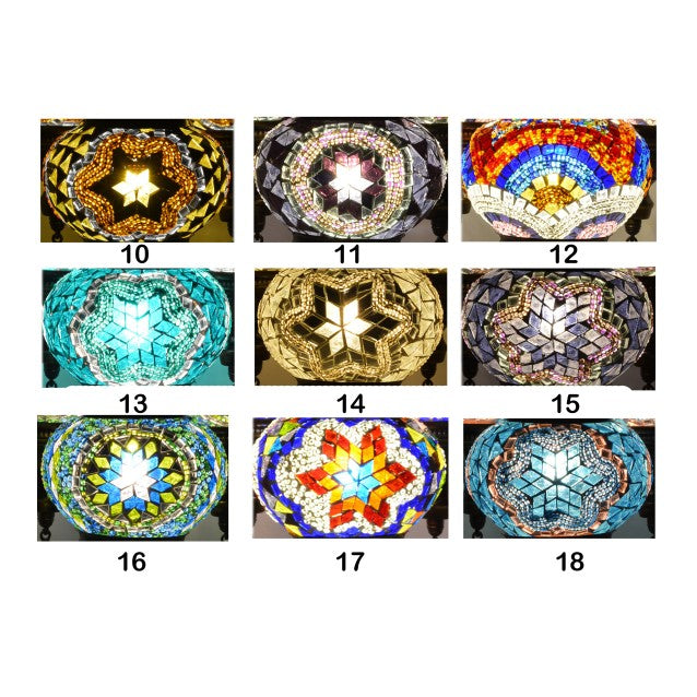 Customize 3 Globe Table Lamps