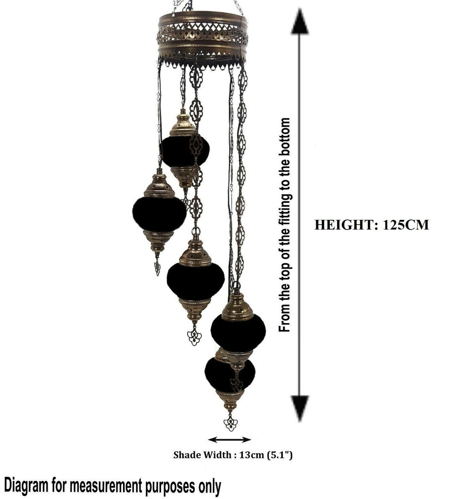 Turkish Chandeliers Moroccan Tiffany Style Glass Mosaic Hanging Lamp