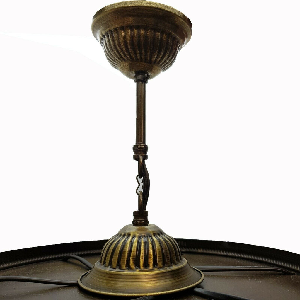 8 Ball Turkish Moroccan Style Chandelier White Mix