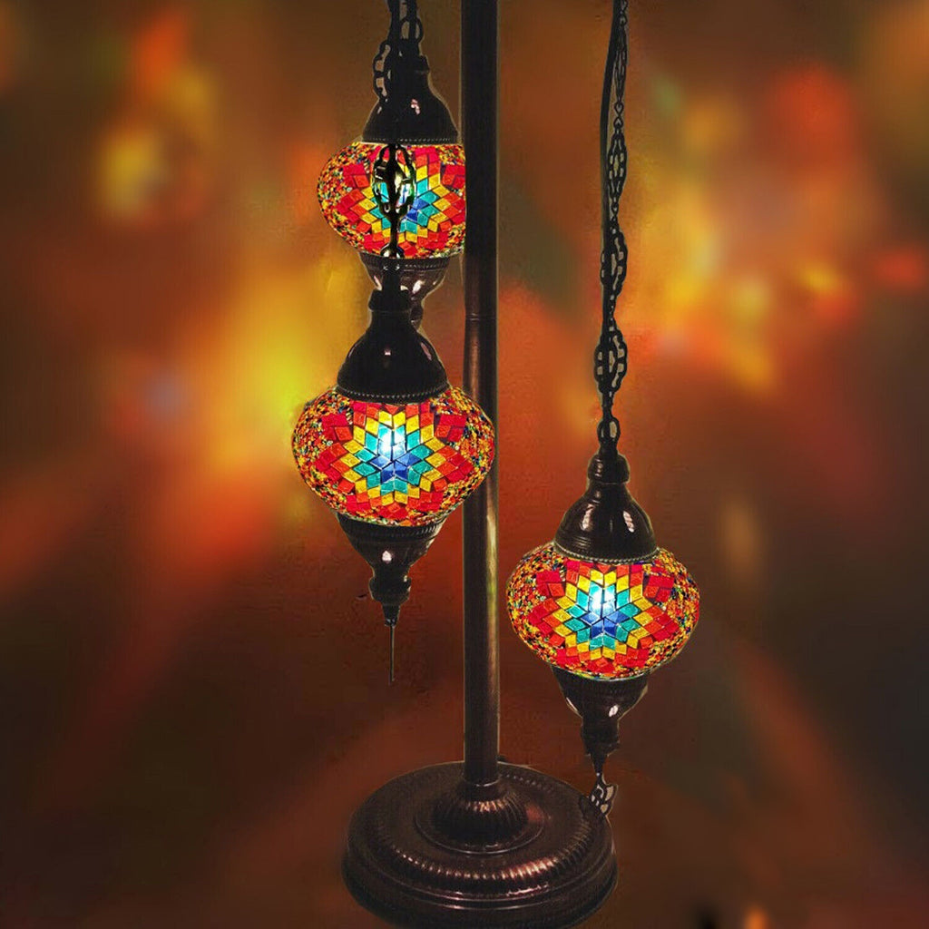 3 Ball Moroccan Turkish Style Floor Lamp MC7