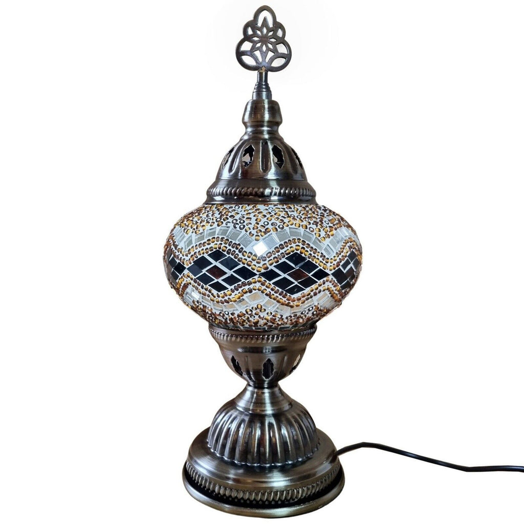 Turkish Moroccan Lamp Light Authentic Tiffany Style Glass Desk Table CE Tested
