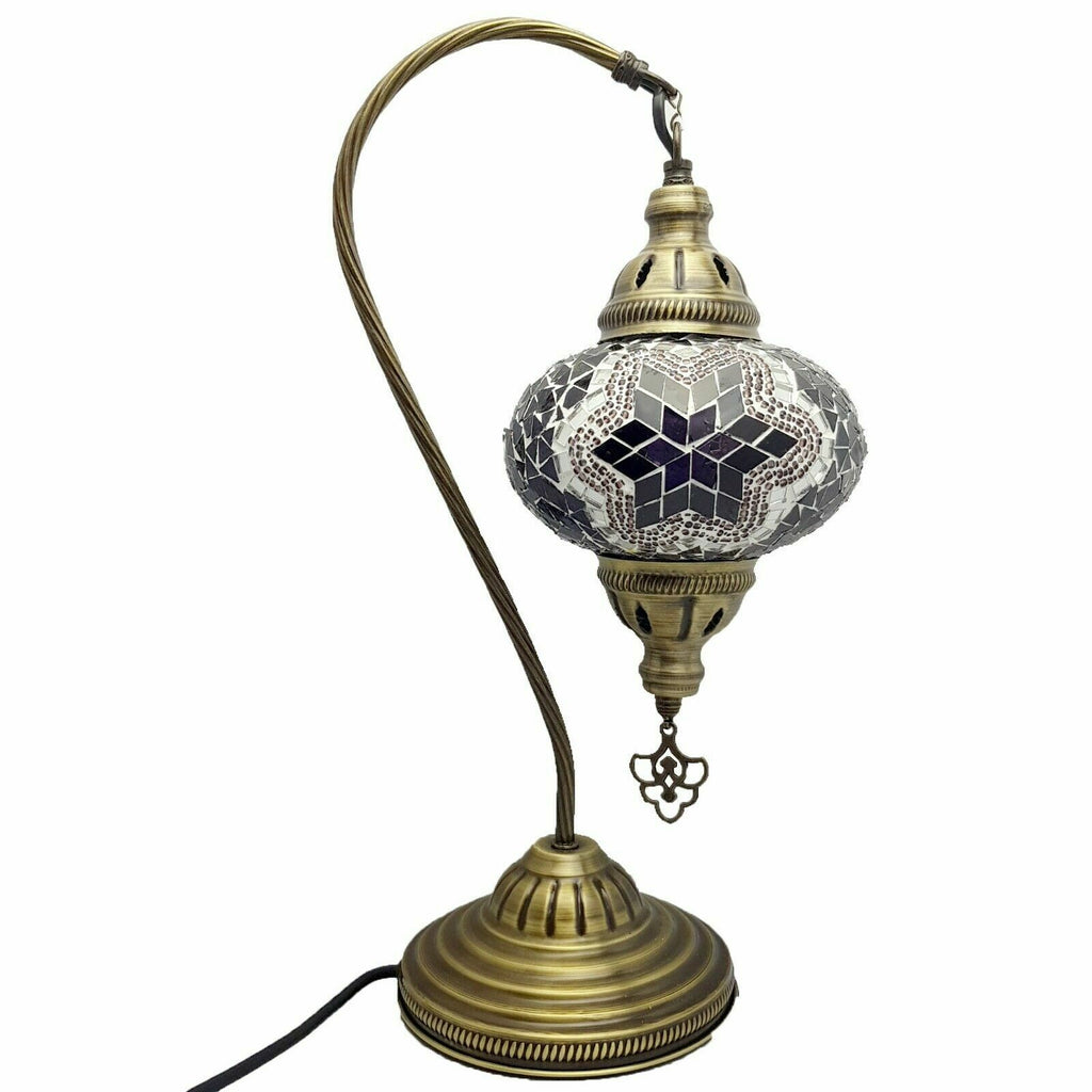 Turkish Moroccan Swan Large Table Lamp
