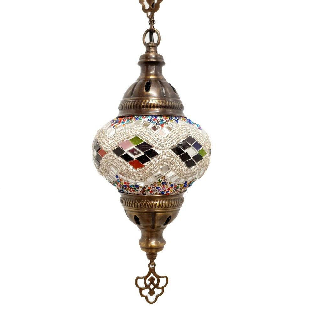Electric Single Glass Ceiling Pendant - MC11