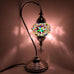 Moroccan Turkish Silver Chrome Table Lamp - MC4