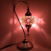 Moroccan Turkish Silver Chrome Table Lamp - MC2