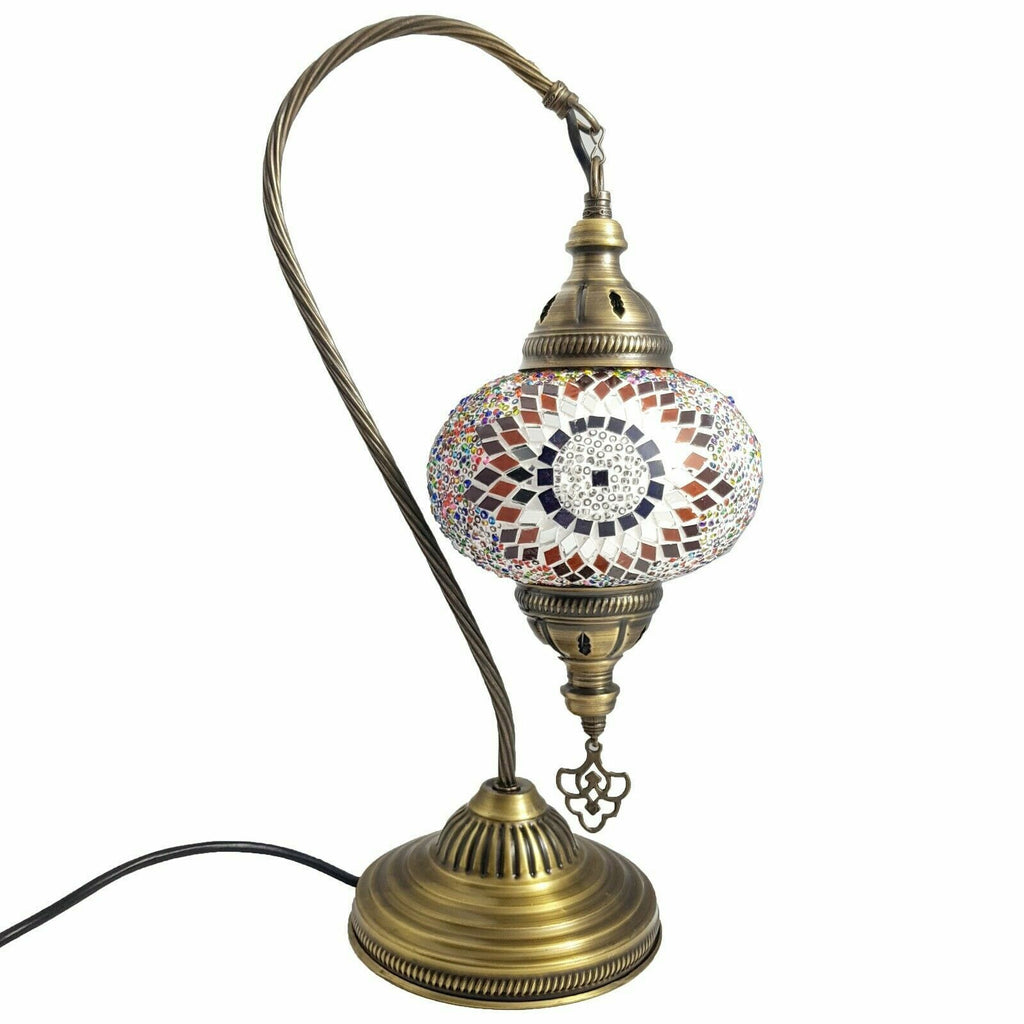 Turkish Moroccan Swan Large Table Lamp
