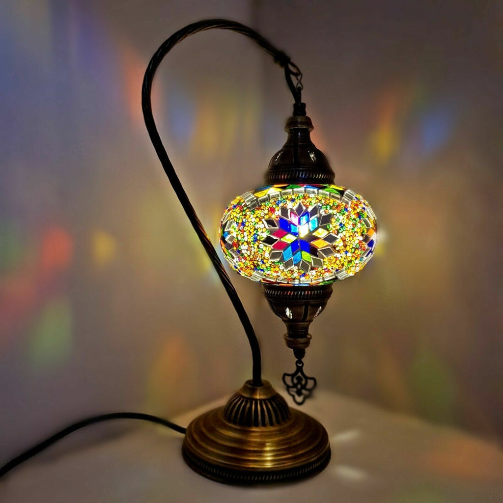 Türkische marokkanische Schwanen-große Tischlampe