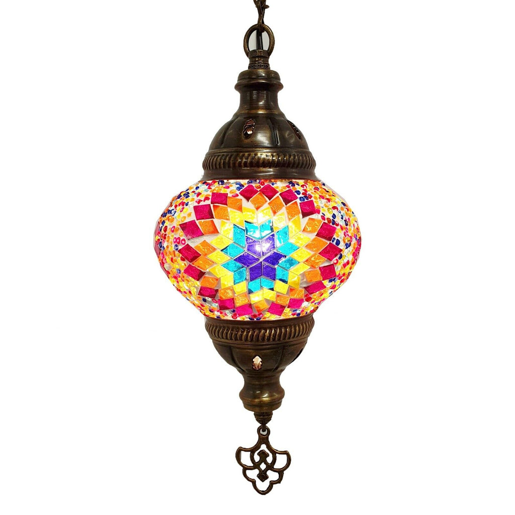 Electric Single Glass Ceiling Pendant - MC7