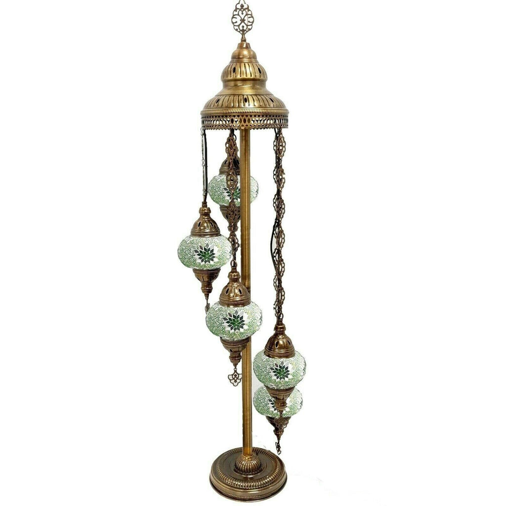 5 Ball Moroccan Turkish Style Floor Lamp GR1
