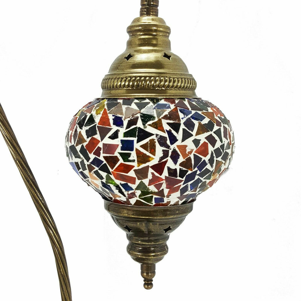 Türkisches Mosaik marokkanische Lampe Licht Tiffany Stil Glas Schreibtisch Tisch CE-geprüft