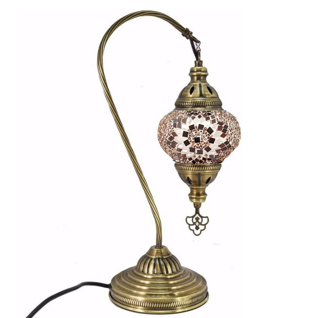 Türkisches Mosaik marokkanische Lampe Licht Tiffany Stil Glas Schreibtisch Tisch CE-geprüft