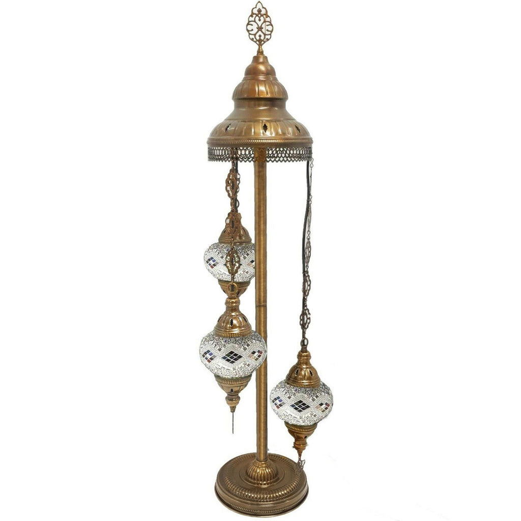 3 Ball Moroccan Turkish Style Floor Lamp MC11