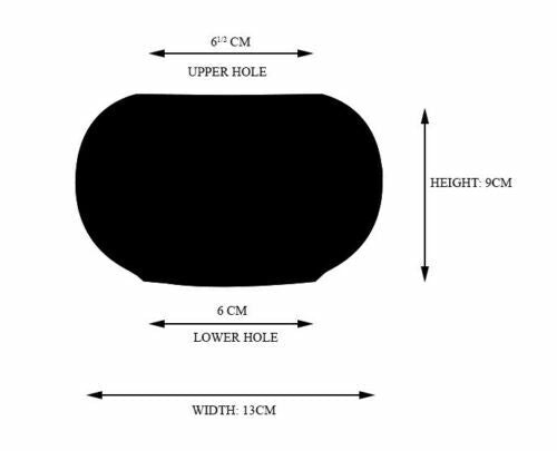 Moroccan Turkish Replacement Medium Glass 13cm - MC4