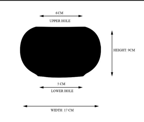 Moroccan Turkish Replacement Large Glass 17cm - R1