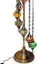 9 Ball Moroccan Turkish Style Floor Lamp Medium Glass