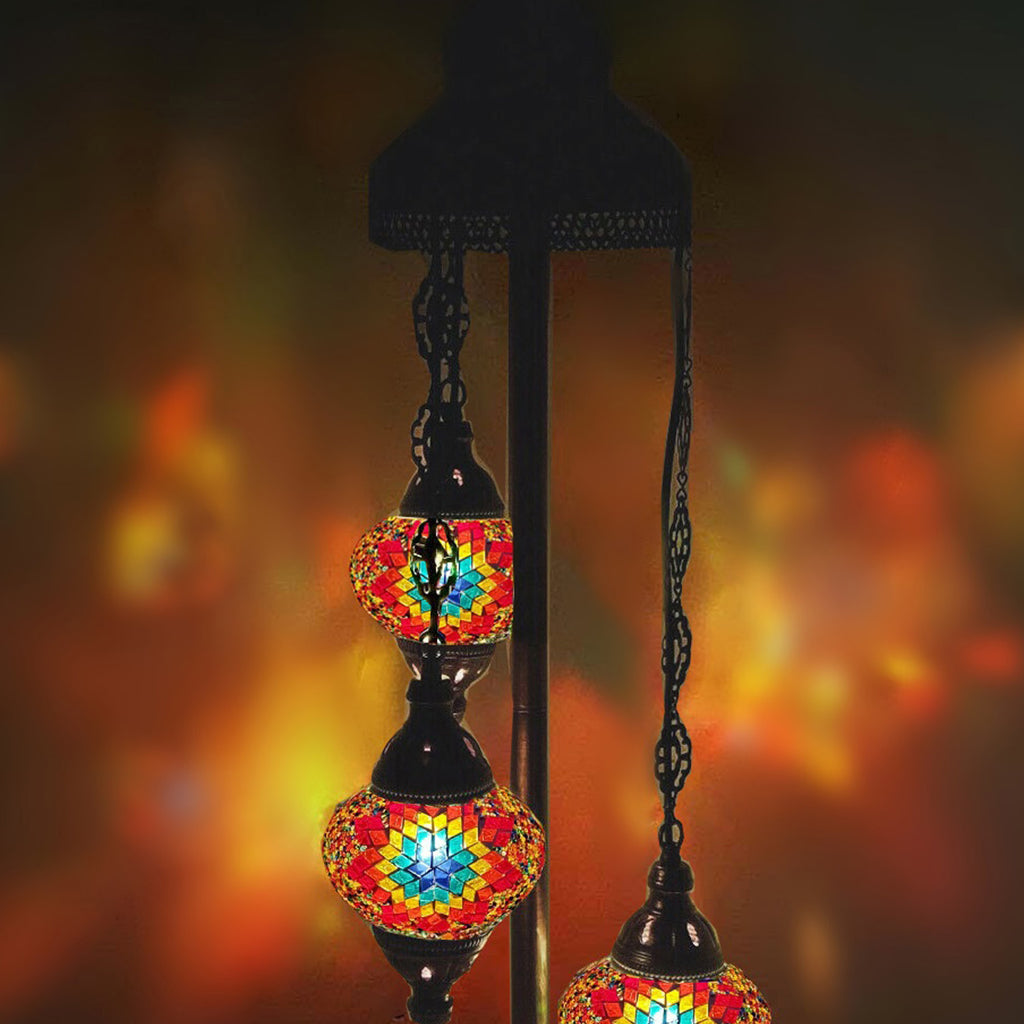 3 Ball Moroccan Turkish Style Floor Lamp MC7