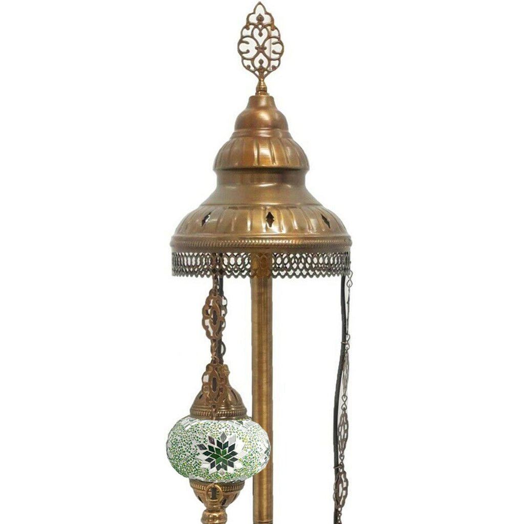 3 Ball Moroccan Turkish Style Floor Lamp GR1