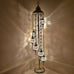 7 Ball Moroccan Turkish Style Silver Floor Lamp S-W10