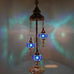 3 Ball Moroccan Turkish Style Silver Floor Lamp B5-5