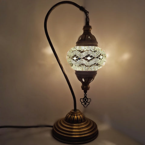 Türkisches Mosaik marokkanische Lampe Licht Tiffany Stil Glas Schreibtisch Tisch CE-geprüft