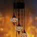 Turkish Chandeliers Moroccan Tiffany Style Glass Mosaic Hanging Lamp