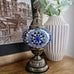Luz de lámpara marroquí turca Auténtica mesa de escritorio de vidrio estilo Tiffany CE probada