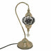 Moroccan Turkish Silver Chrome Table Lamp - P8
