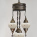 5 Ball Moroccan Turkish Style Chandelier W5 - 73cm Drop