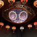 16 Ball Turkish Moroccan Extra Large Mosaic Chandelier Lamp Light Hallway Restaurant Fitting
