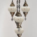 5 Ball Moroccan Turkish Style Chandelier W5 - 73cm Drop