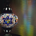 Turkish Moroccan Lamp Light Authentic Tiffany Style Glass Desk Table CE Tested