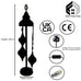 3 Ball Moroccan Turkish Style Floor Lamp Large Glass B4