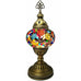 Battery Operated Mosaic Turkish  Table Lamp MEDIUM GLASS - MC16