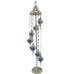 7 Ball Moroccan Turkish Style Silver Floor Lamp S-B5-5