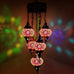 5 Ball Moroccan Turkish Style Chandelier MC2 - 100cm Drop