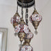 5 Ball Moroccan Turkish Style Chandelier OR9 - 73cm Drop