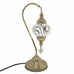 Moroccan Turkish Silver Chrome Table Lamp - W30