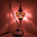 Moroccan Turkish Silver Chrome Table Lamp - OR9