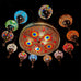 12 Ball Turkish Moroccan Large Mosaic Chandelier Lamp Light Hallway Restaurant