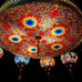 12 Ball Turkish Moroccan Large Mosaic Chandelier Lamp Light Hallway Restaurant