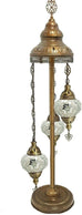 3 Ball Moroccan Turkish Style Floor Lamp W6