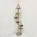 5 Ball Moroccan Turkish Style Silver Floor Lamp Large Glass SLG1