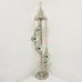 5 Ball Moroccan Turkish Style Silver Floor Lamp Large Glass SLGR1