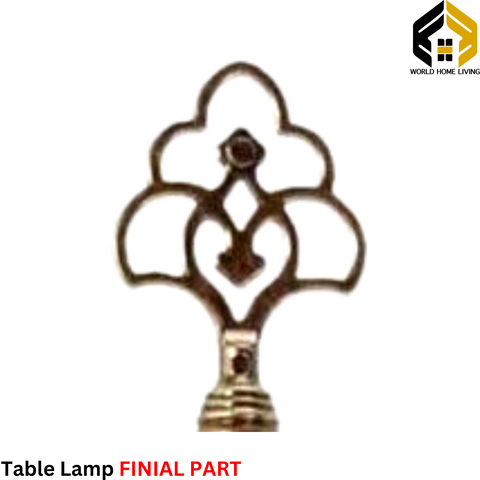 Moroccan Turkish Decorative Metal Finial Top Part For Table Lamp